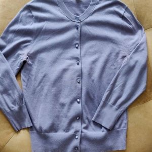 JCrew Light Purple Cardigan (M)